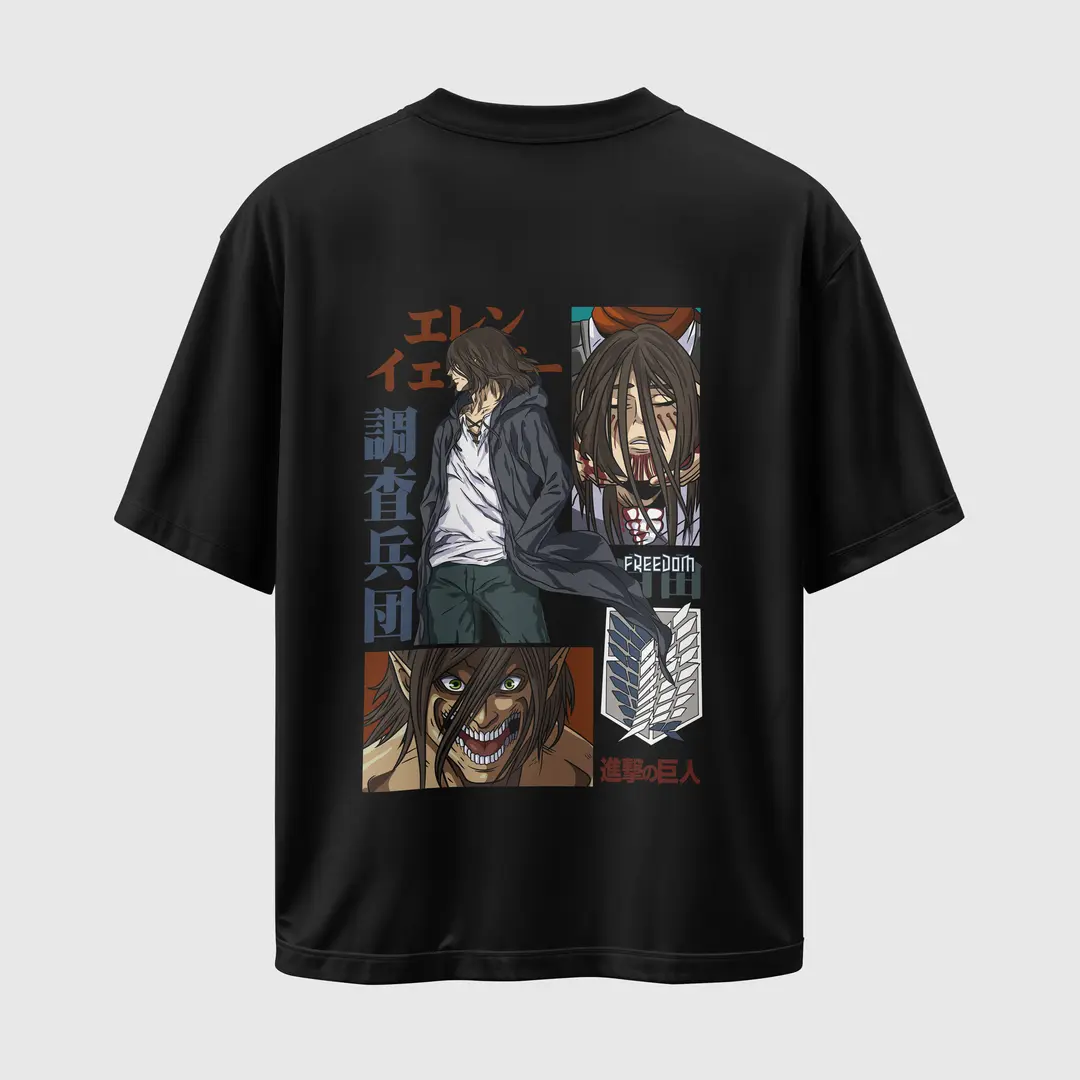 T-shirt Eren Yeager (Oversized/Simple)
