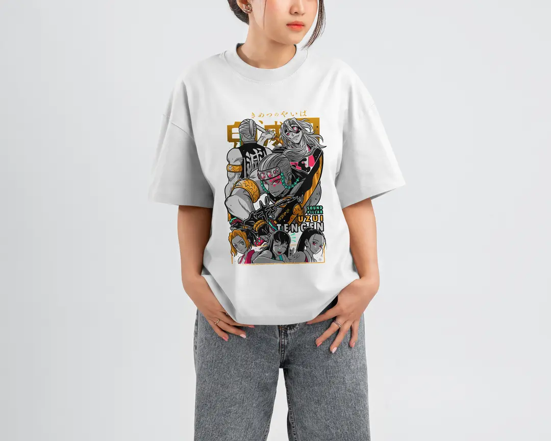 T-shirt Demon Slayer Tengen Uzui (Oversized/Simple)