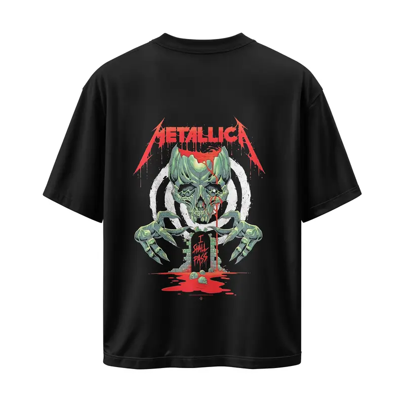 T-shirt Metallica I shall pass (Oversized/Simple)