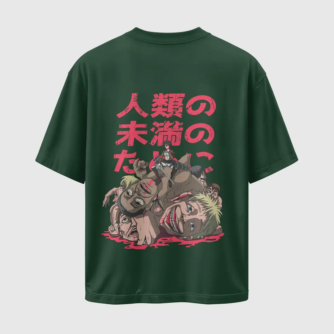 T-shirt Mikasa Ackerman (Oversized/Simple)