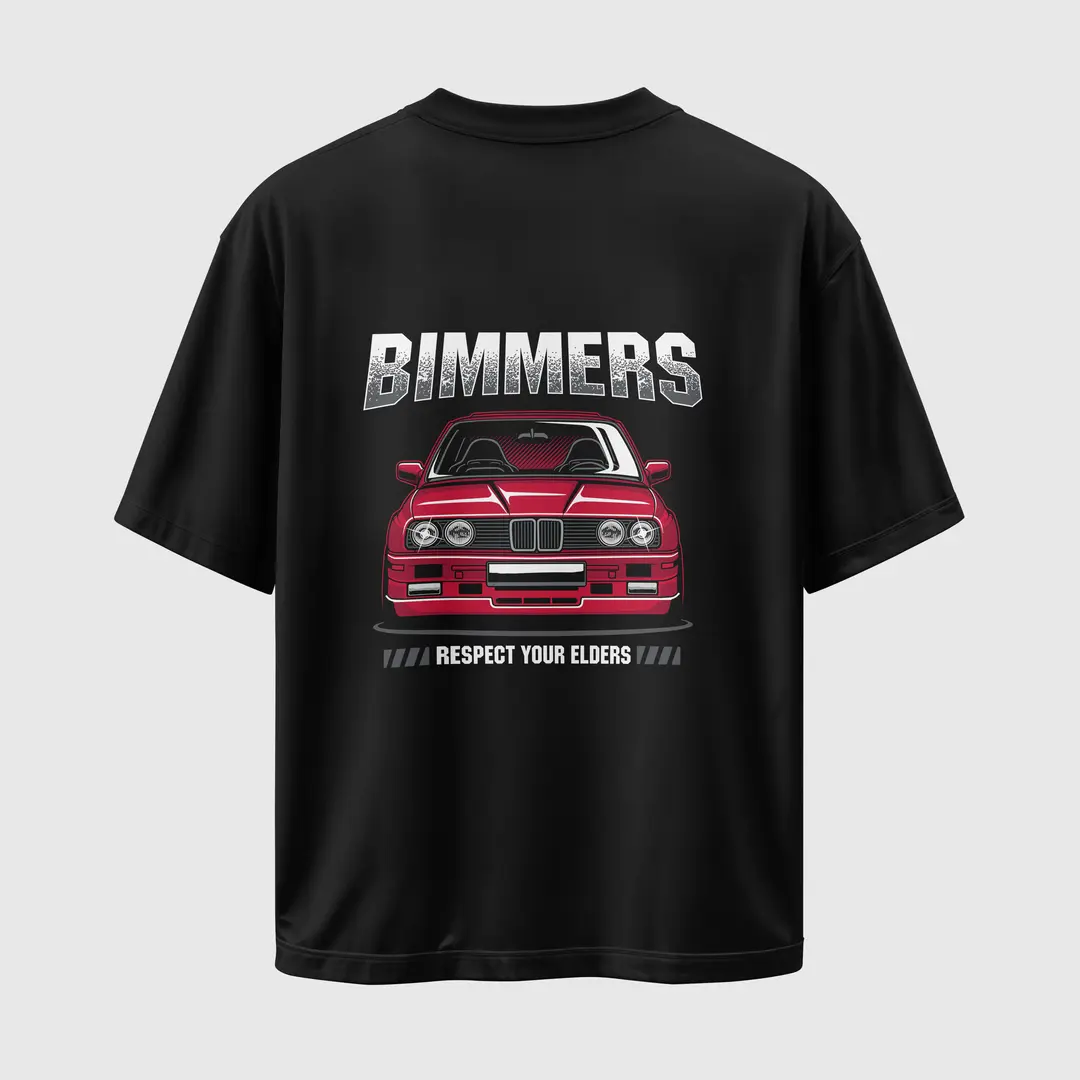 T-shirt BMW Respect Your Elders (Oversized/Simple)
