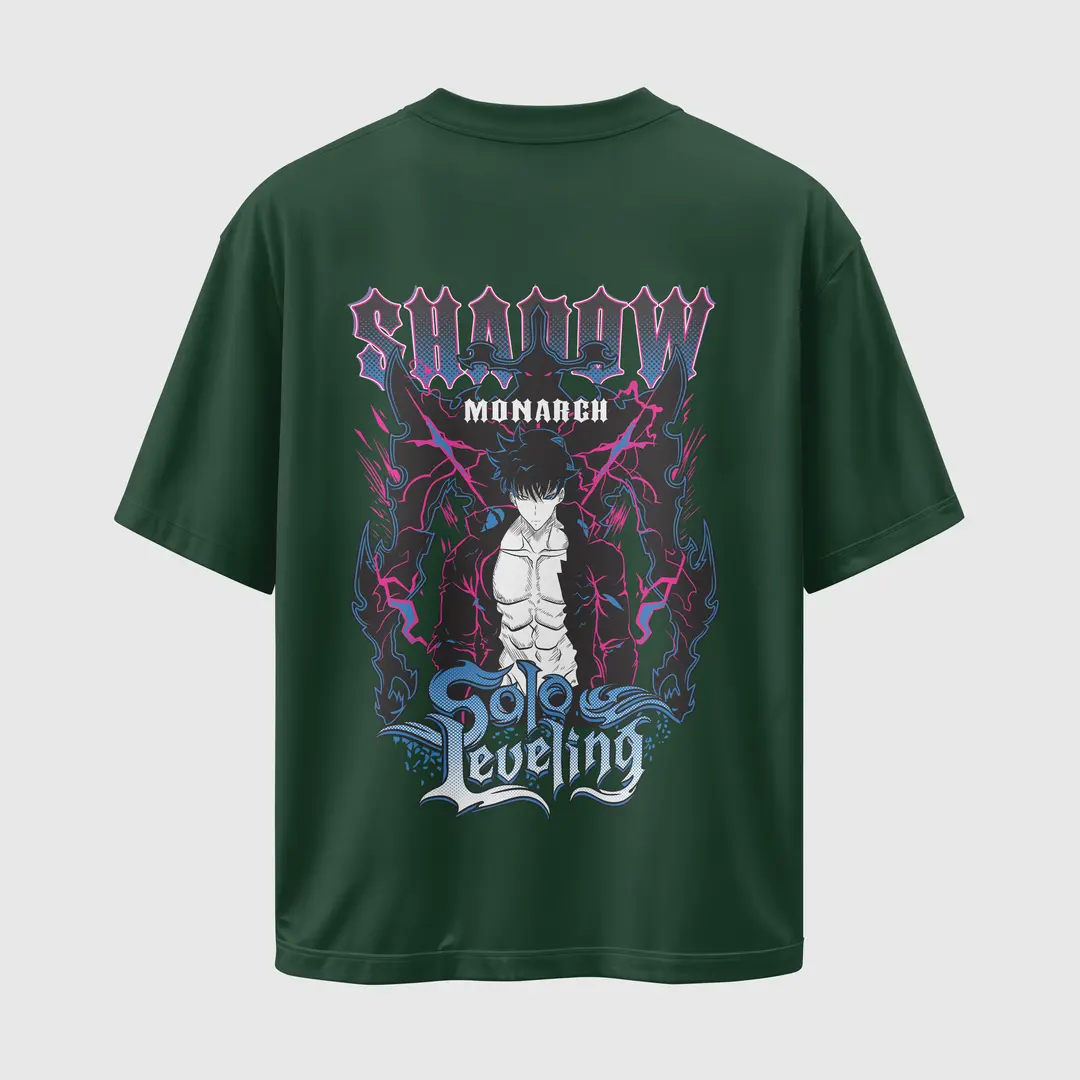 T-shirt Solo Leveling Shadow Monarch (Oversized/Simple)