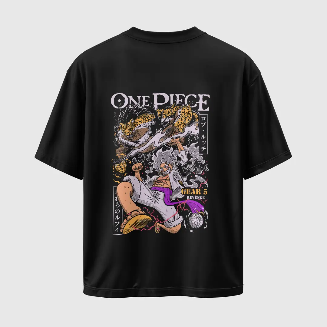 T-shirt Luffy Gear 5 Revenge (Oversized/Simple)