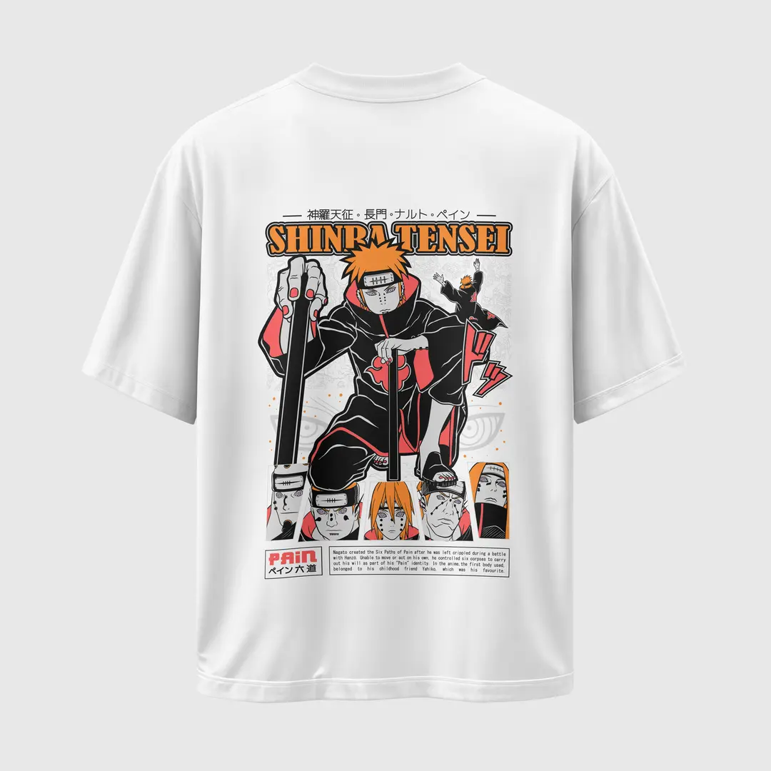 T-shirt Pain Shinra Tensei (Oversized/Simple)