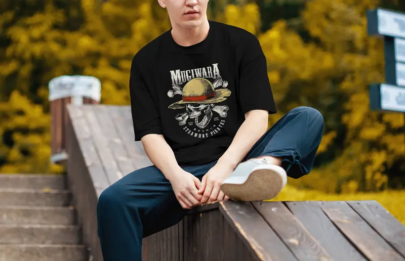 T-shirt Mugiwara (Oversized/Simple)