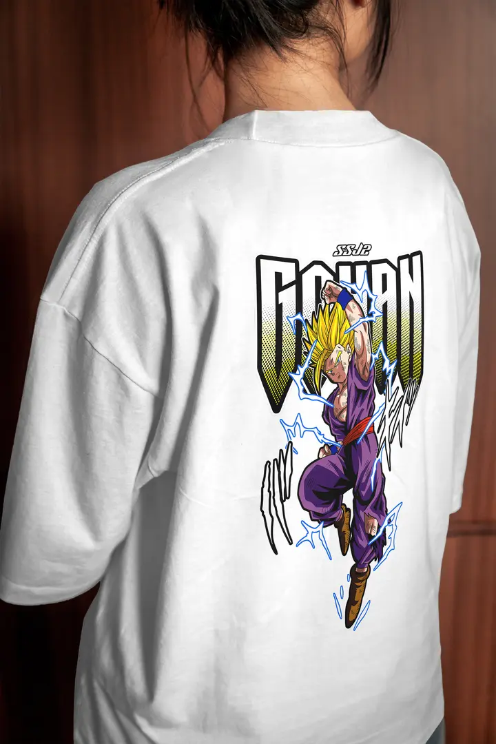 T-shirt Dbz Gohan (Oversized/Simple)