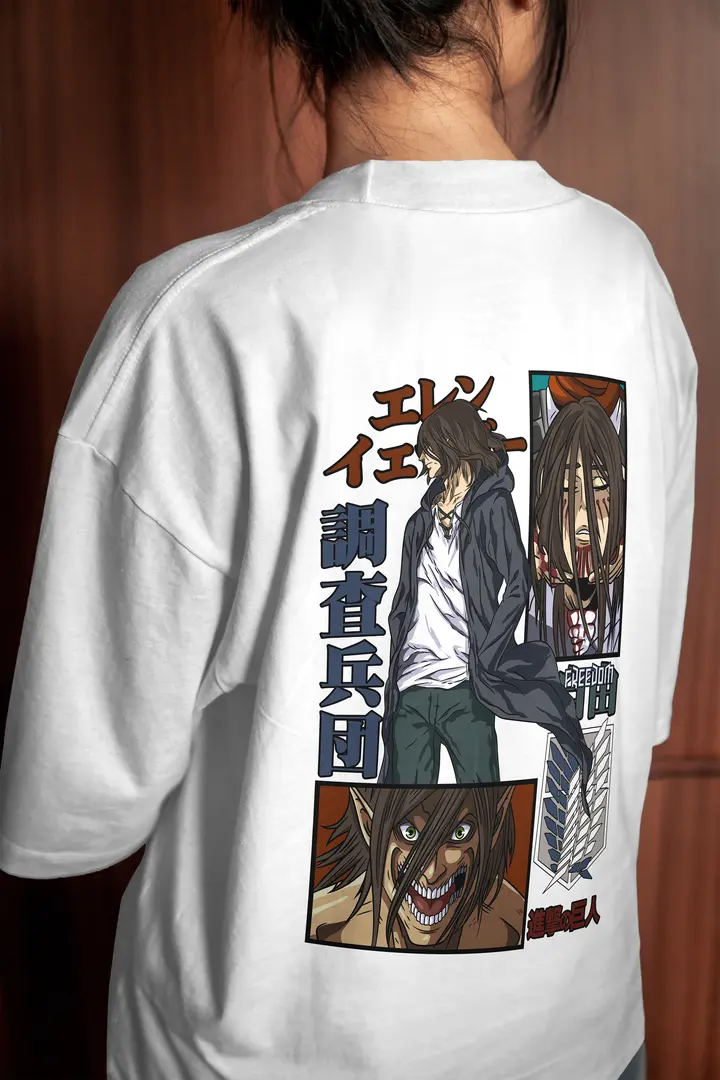 T-shirt Eren Yeager (Oversized/Simple)
