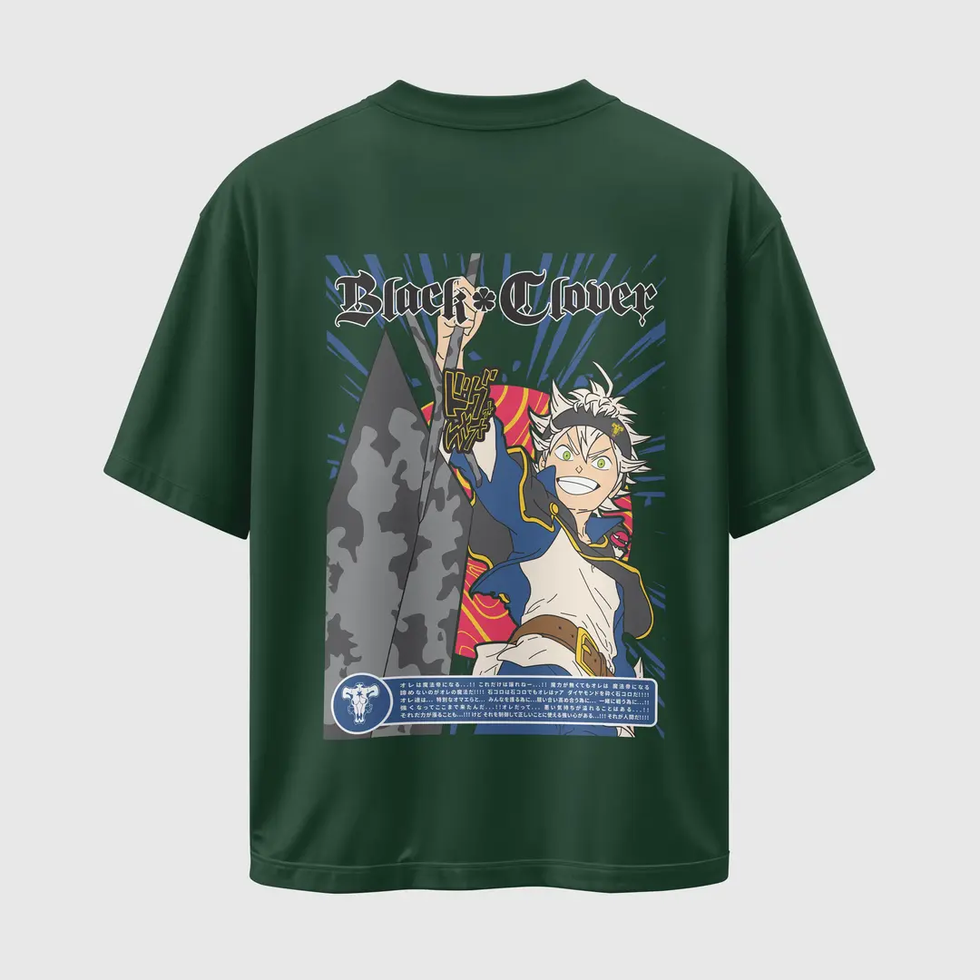 T-shirt Black Clover (Oversized/Simple)