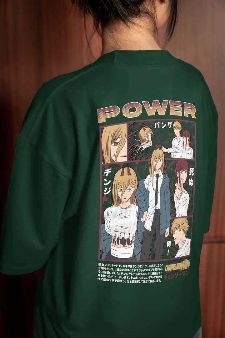 T-shirt Chainsaw Man Makima (Oversized/Simple)