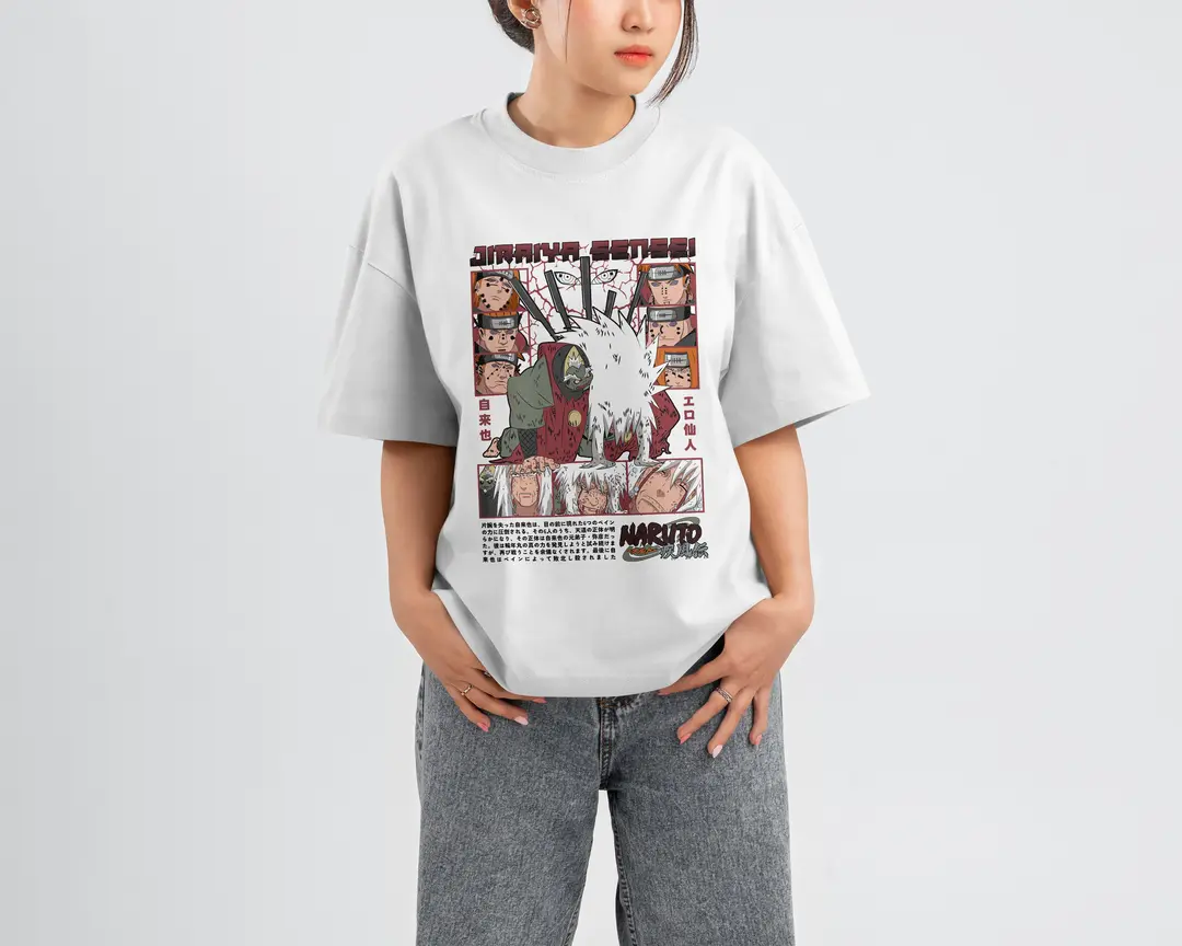 T-shirt Jiraya Sensei (Oversized/Simple)