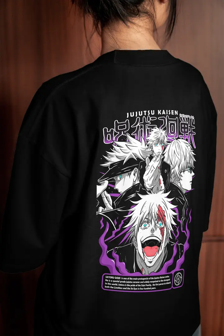 T-shirt Jujutsu Kaisen Satoru Gojo (Oversized/Simple)