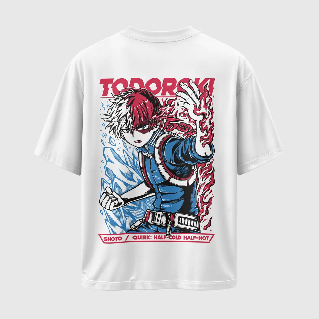 T-shirt Shoto Todoroki (Oversized/Simple)
