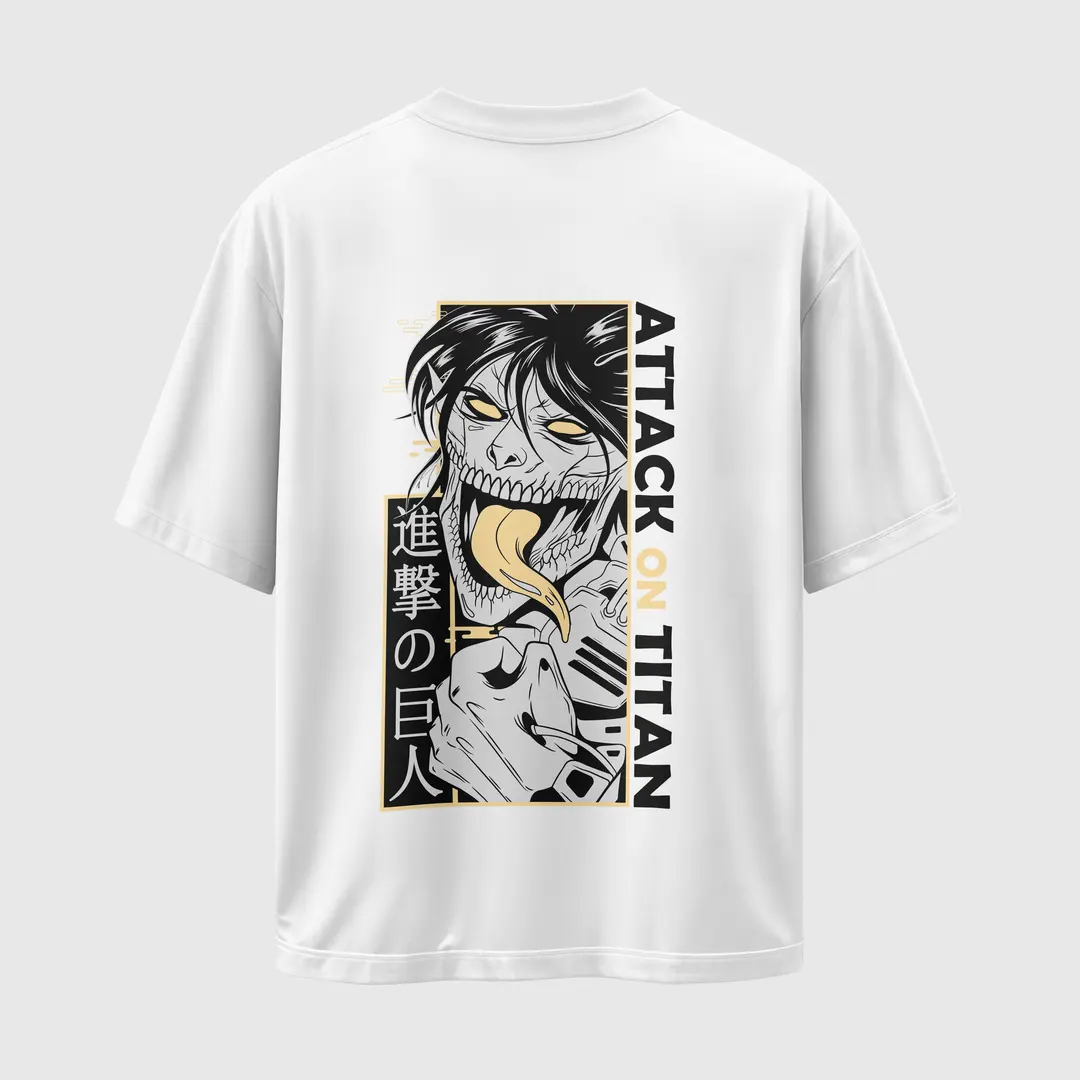 T-shirt Eren Yeager Titan (Oversized/Simple)