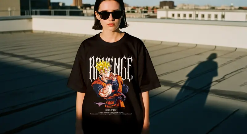 T-shirt DBZ Gohan (Oversized/Simple)