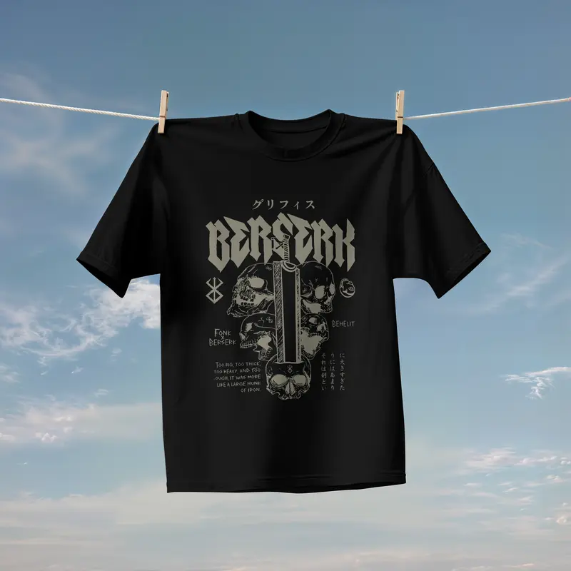 T-shirt Berserk (Oversized/Simple)