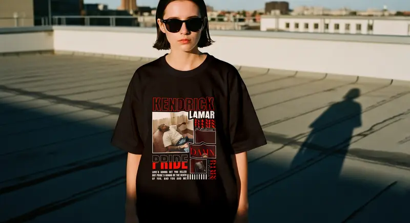 T-shirt kendrick lamar (Oversized/Simple)