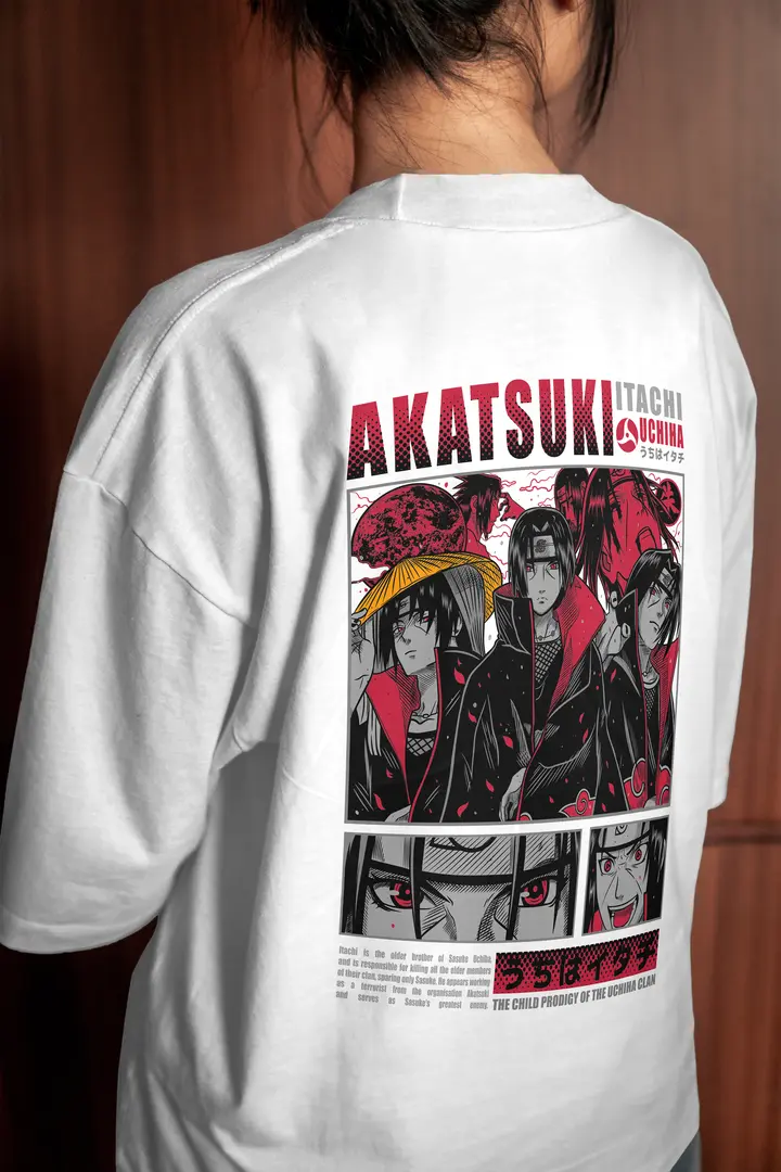 T-shirt Itachi Uchiha (Oversized/Simple)