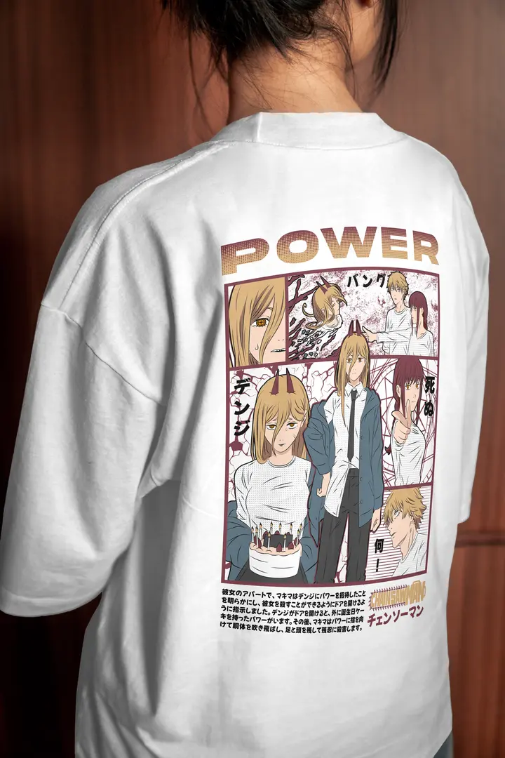 T-shirt Chainsaw Man Makima (Oversized/Simple)