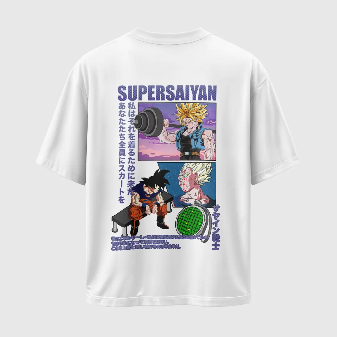 T-shirt Dbz Super Sayain (Oversized/Simple)