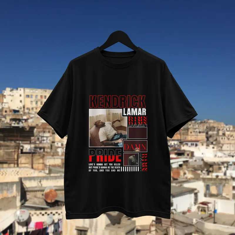 T-shirt kendrick lamar (Oversized/Simple)