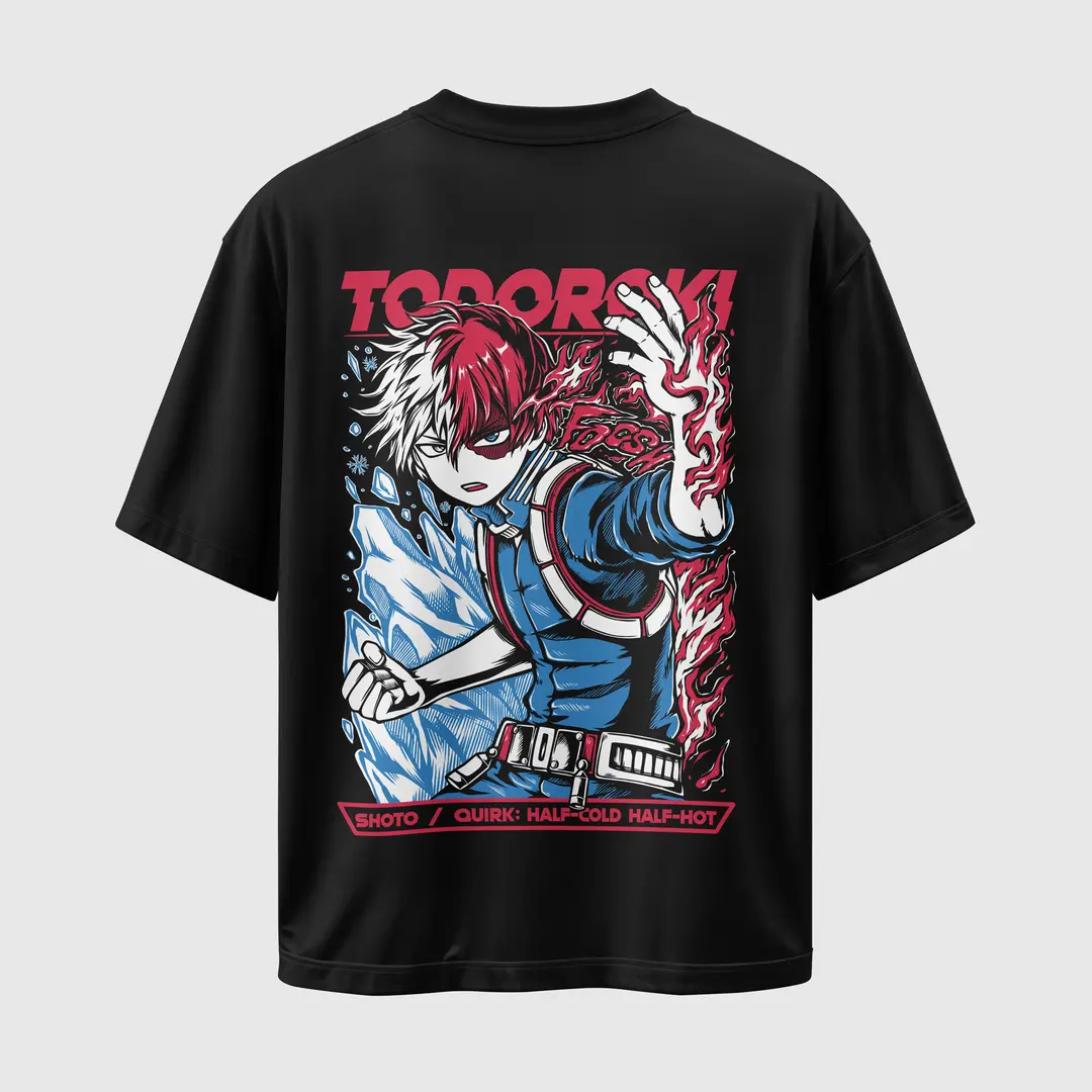 T-shirt Shoto Todoroki (Oversized/Simple)