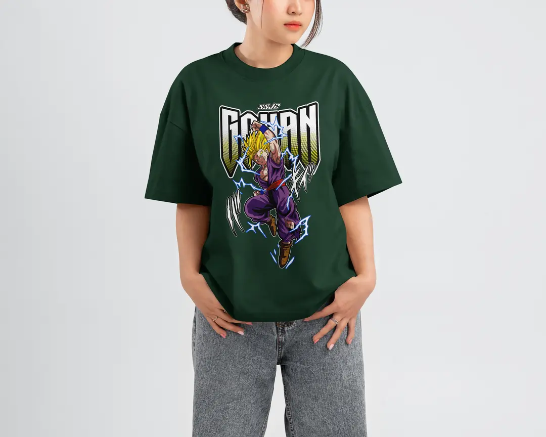 T-shirt Dbz Gohan (Oversized/Simple)