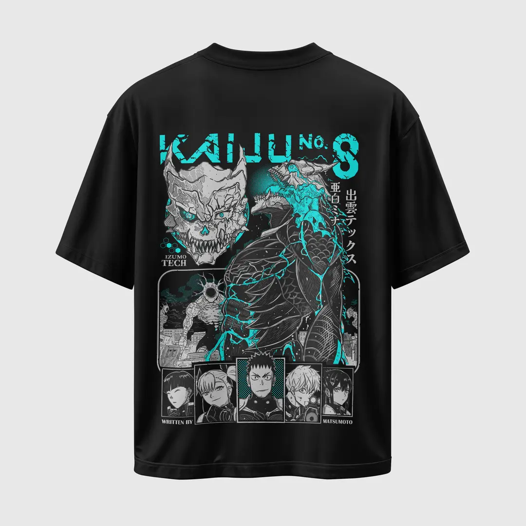 T-shirt Kaiju N8 Monster (Oversized/Simple)