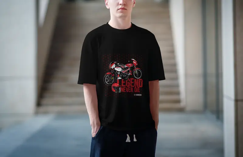 T-shirt Legends Never Die (Oversized/Simple)