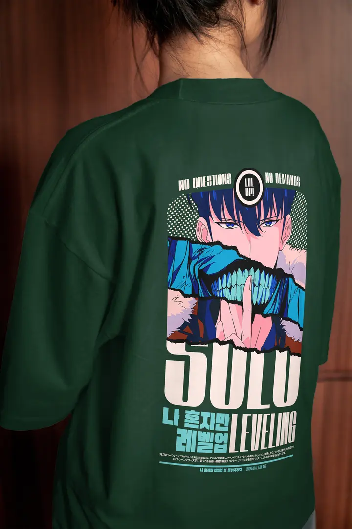 T-shirt Solo Leveling Level UP (Oversized/Simple)