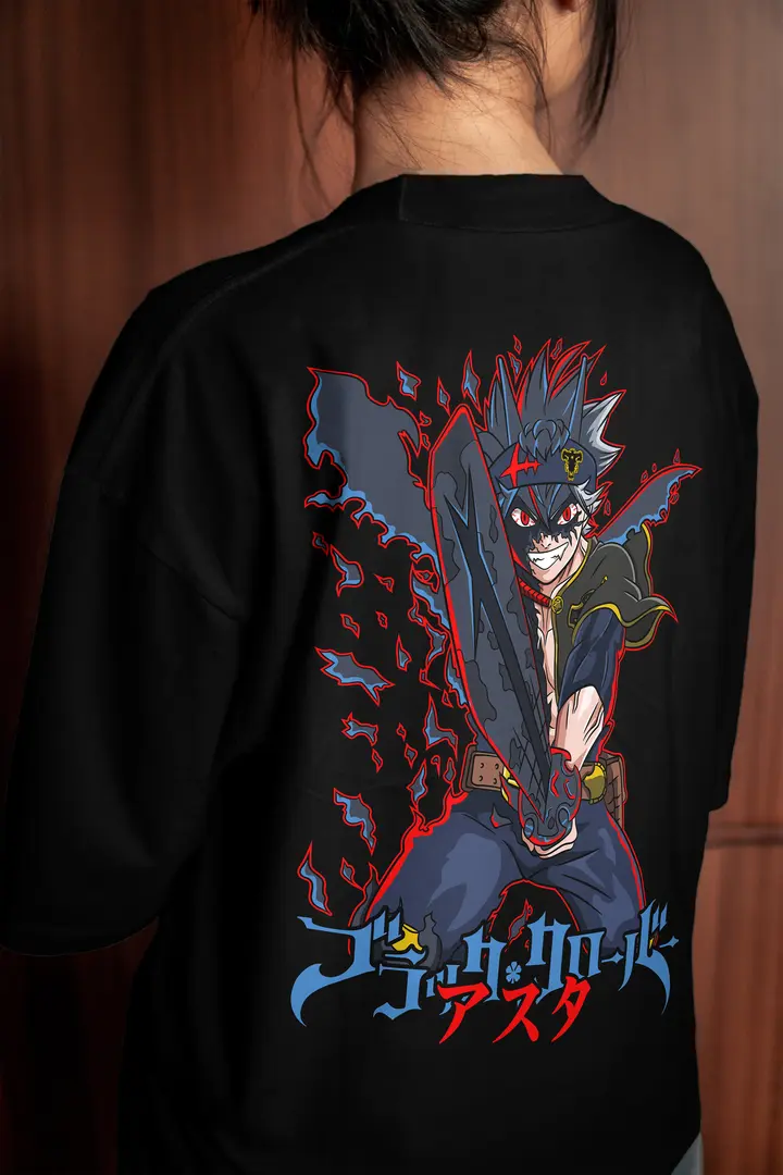 T-shirt Demon Asta (Oversized/Simple)