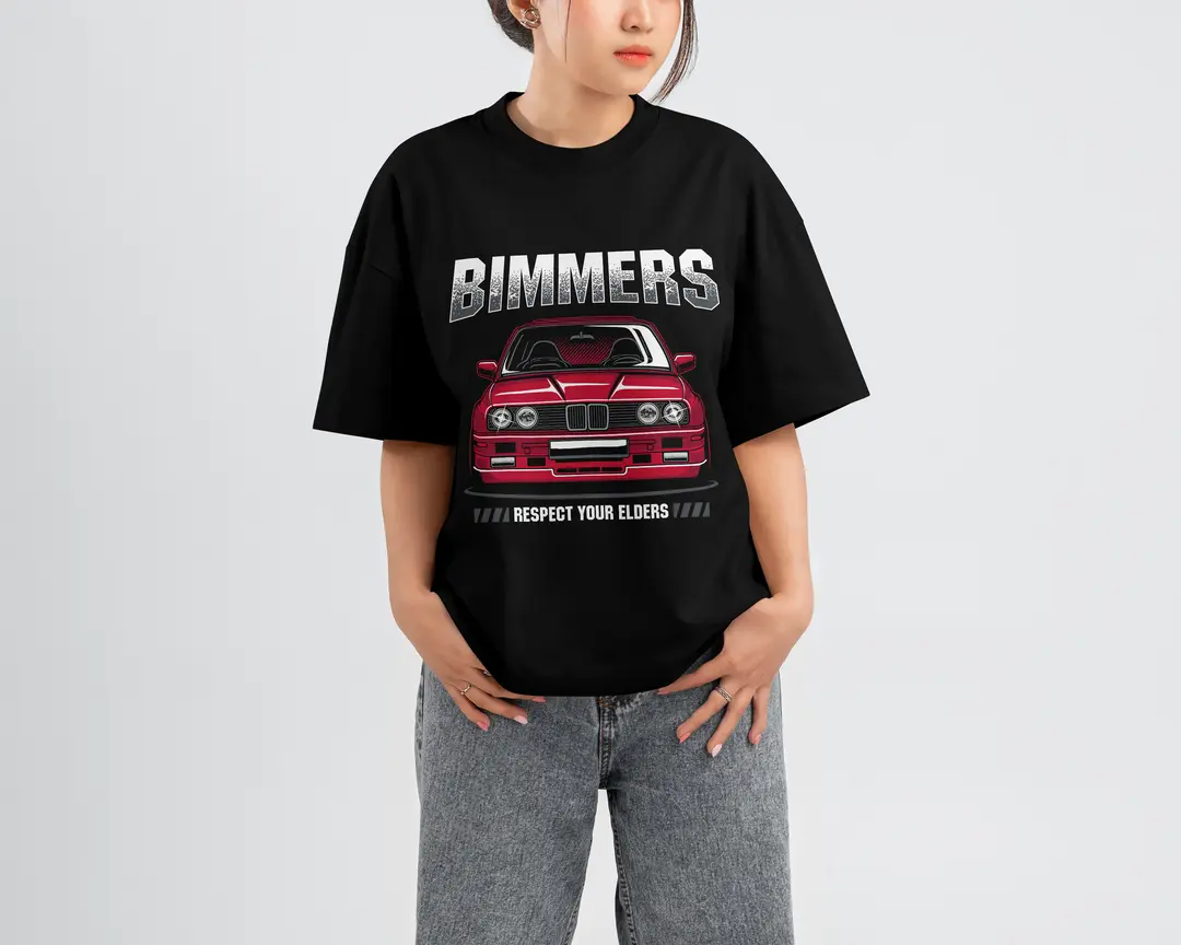 T-shirt BMW Respect Your Elders (Oversized/Simple)