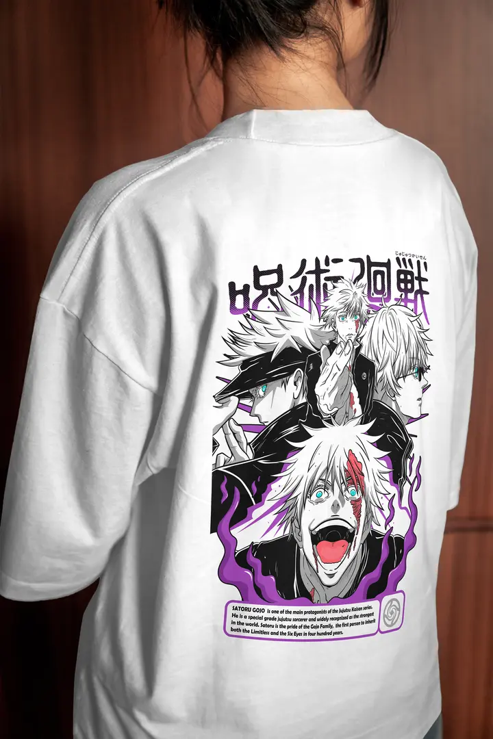 T-shirt Jujutsu Kaisen Satoru Gojo (Oversized/Simple)