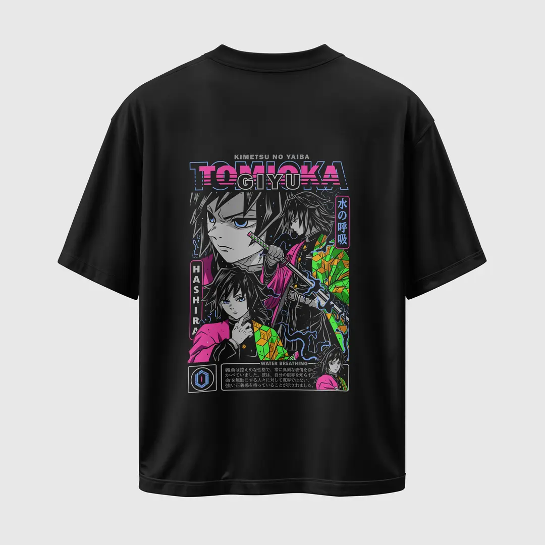 T-shirt Demon Slayer Giyu Tomioka(Oversized/Simple)