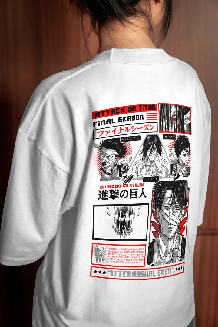 T-shirt Attack On Titans (Oversized/Simple)