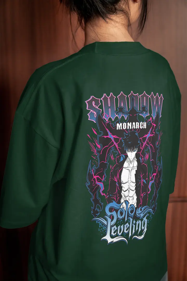 T-shirt Solo Leveling Shadow Monarch (Oversized/Simple)