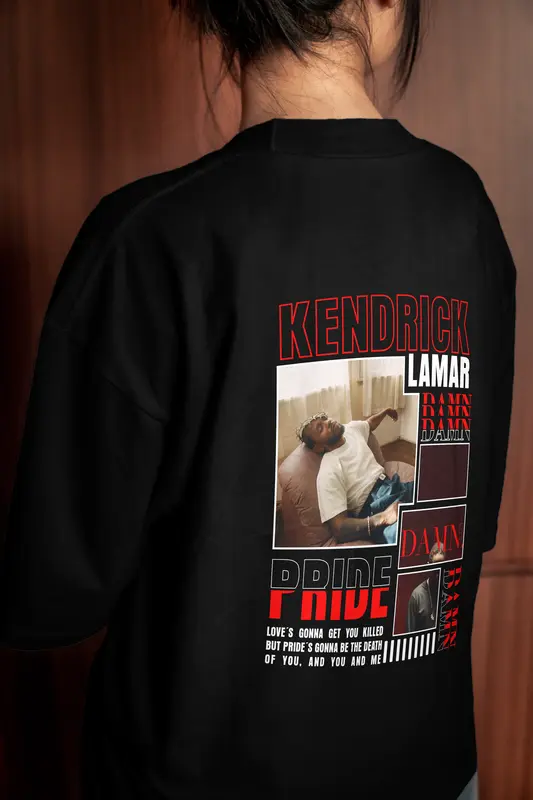 T-shirt kendrick lamar (Oversized/Simple)