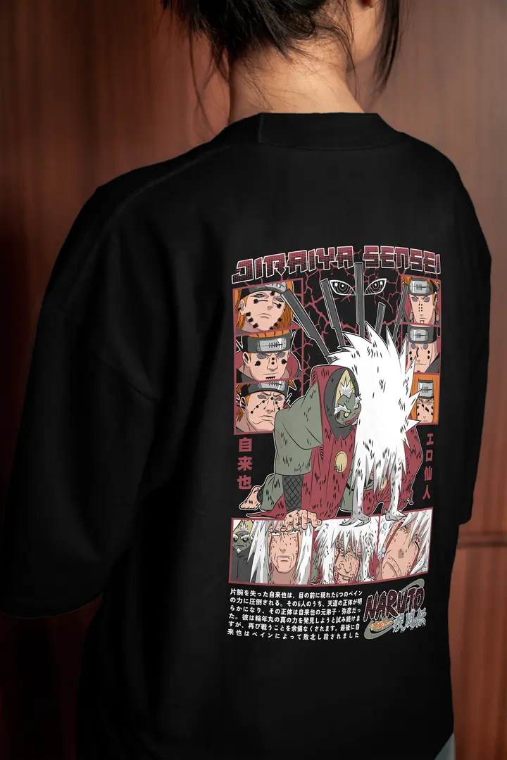 T-shirt Jiraya Sensei (Oversized/Simple)