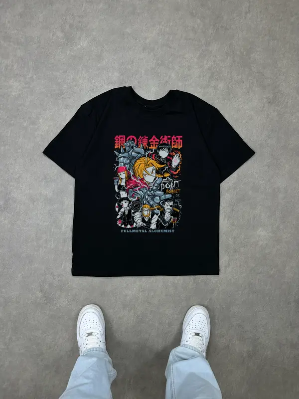 T-shirt Fullmetal Alchemist (Oversized/Simple)