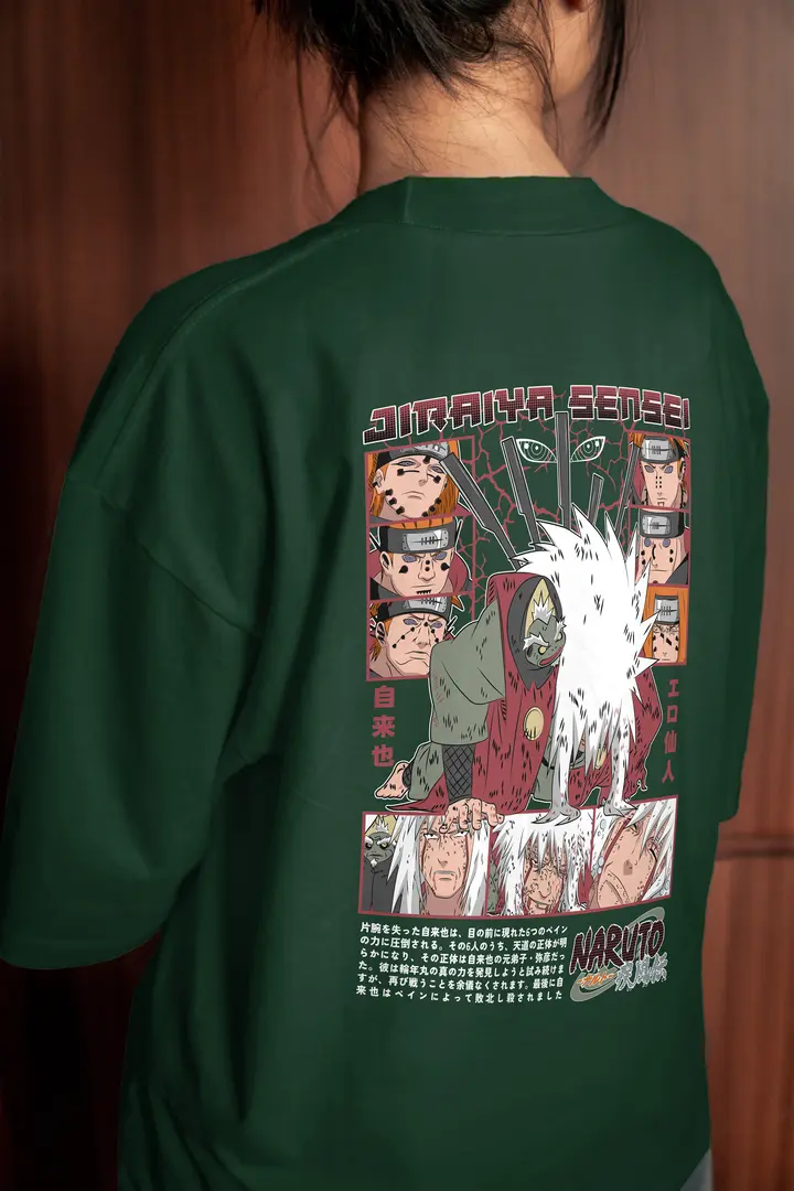T-shirt Jiraya Sensei (Oversized/Simple)