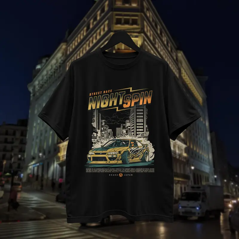T-shirt Nissan Skyline GT-R (Oversized/Simple)