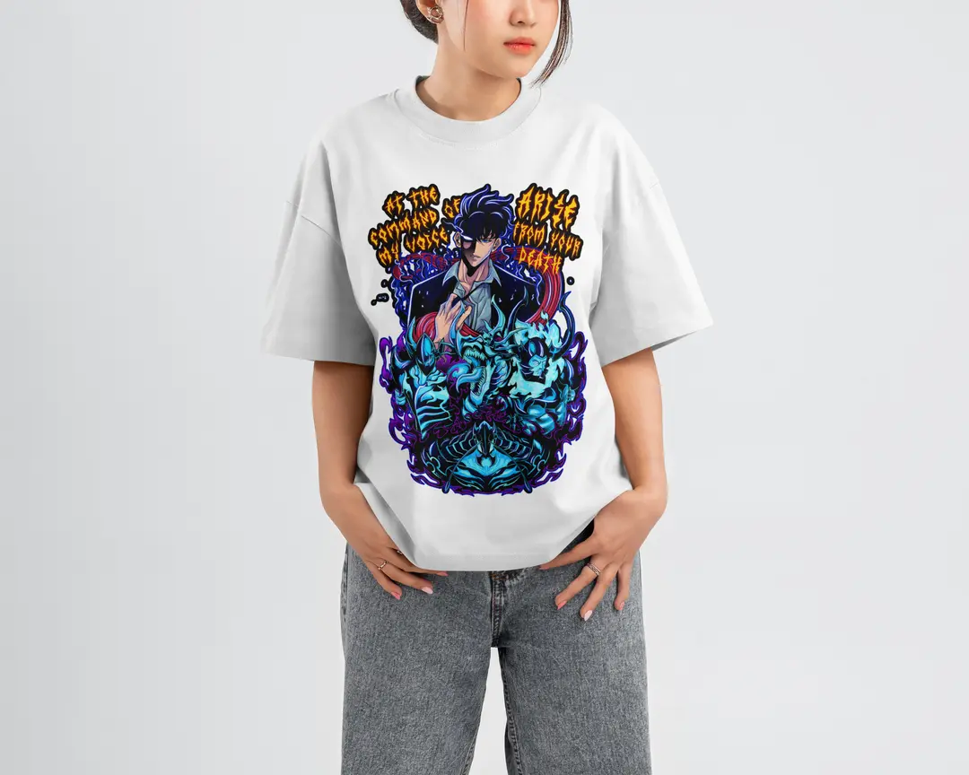 T-shirt Solo Leveling Sung Jin-woo (Oversized/Simple)