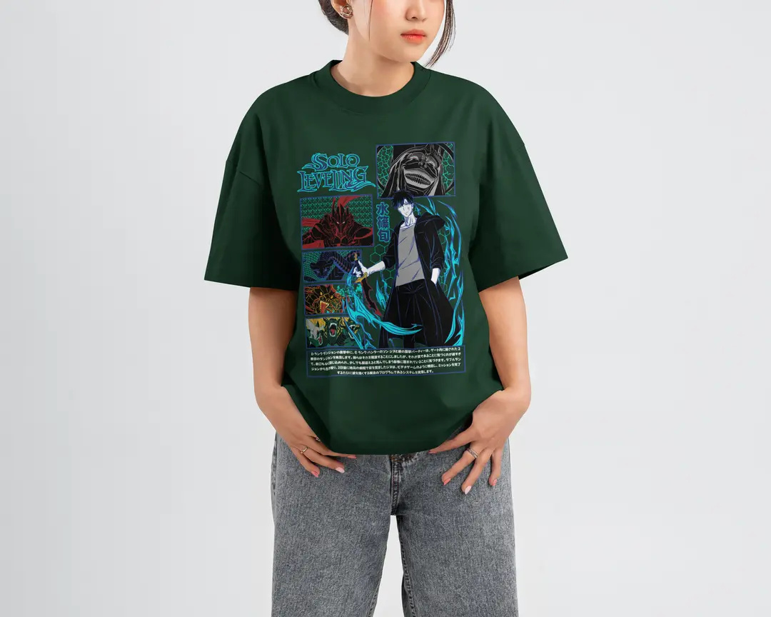 T-shirt Solo Leveling Shadow Of The Dungeon (Oversized/Simple)