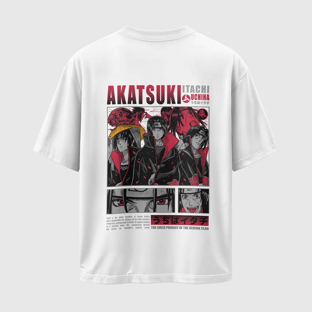 T-shirt Itachi Uchiha (Oversized/Simple)