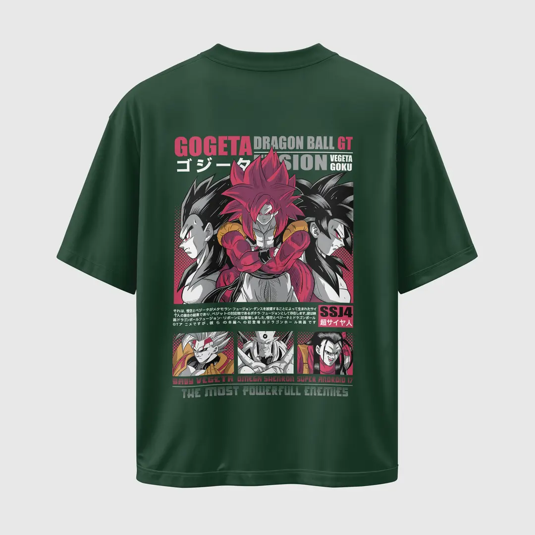T-shirt Dbz Gogeta (Oversized/Simple)