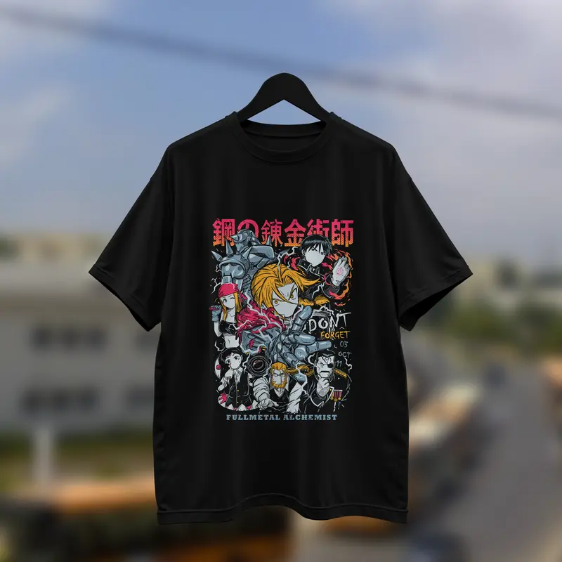 T-shirt Fullmetal Alchemist (Oversized/Simple)