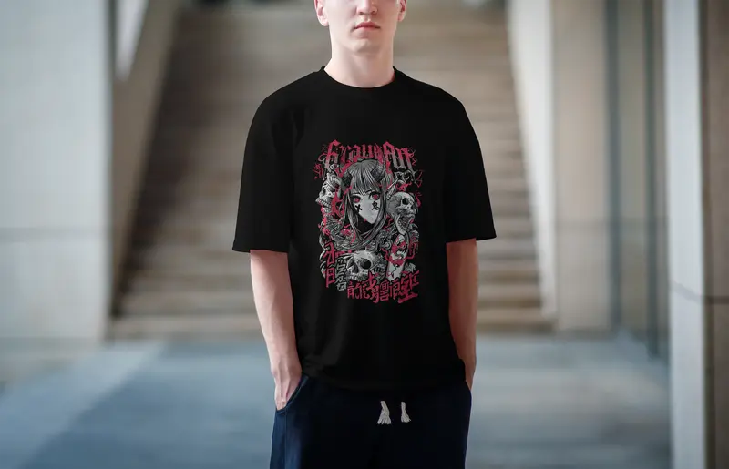 T-shirt The Oni’s Decay (Oversized/Simple)