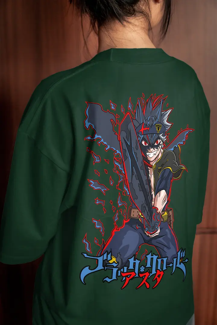 T-shirt Demon Asta (Oversized/Simple)