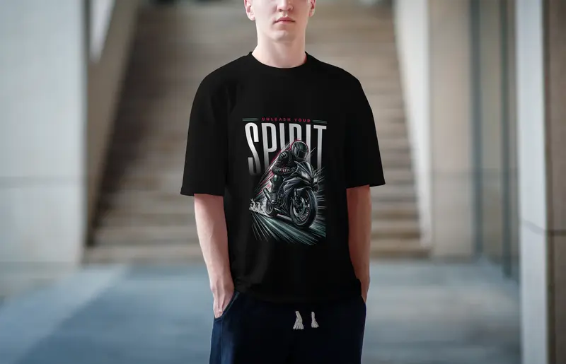 T-shirt Spirit Rider (Oversized/Simple)