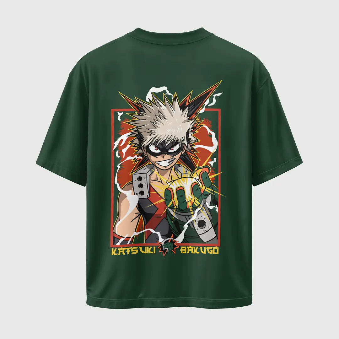T-shirt Katsuki Bakugo (Oversized/Simple)