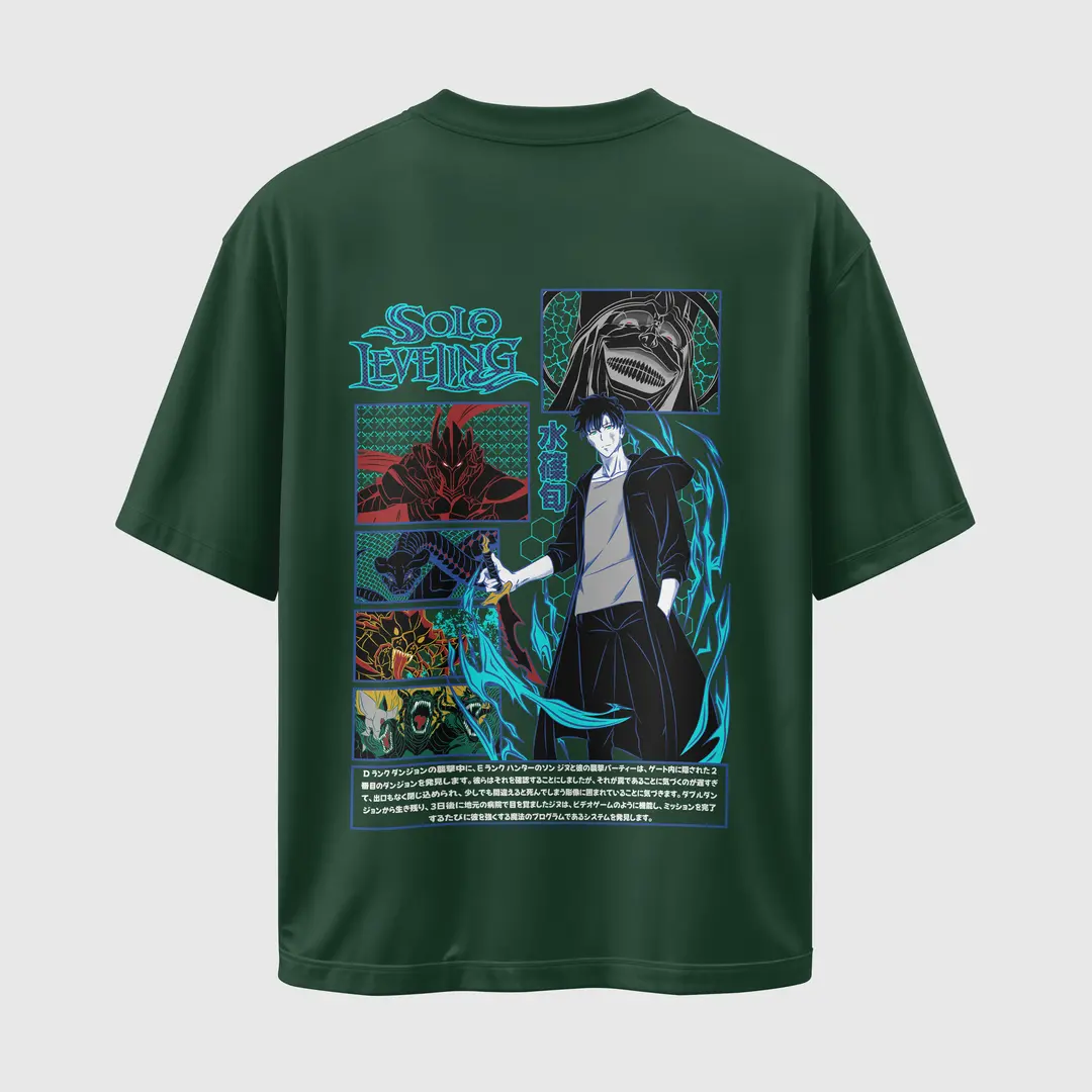 T-shirt Solo Leveling Shadow Of The Dungeon (Oversized/Simple)
